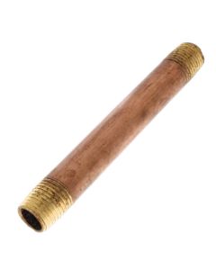 1/4" x 4" Brass Nipple (Lead Free)