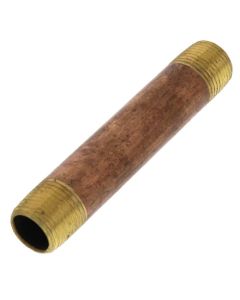 3/8" x 3-1/2" Brass Nipple (Lead Free)