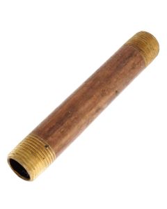 3/8" x 4" Brass Nipple (Lead Free)