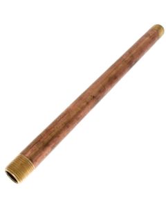 1/2" x 12" Brass Nipple (Lead Free)