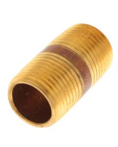 1/2" x 1-1/2" Brass Nipple (Lead Free)