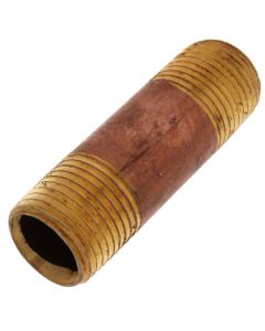 1/2" x 2-1/2" Brass Nipple (Lead Free)