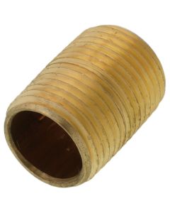 1/2" x Close Brass Nipple (Lead Free)