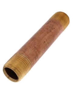 1/2" x 4" Brass Nipple (Lead Free)