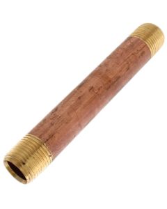 1/2" x 5-1/2" Brass Nipple (Lead Free)