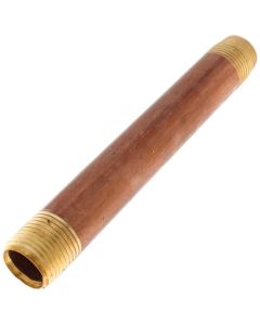1/2" x 6" Brass Nipple (Lead Free)