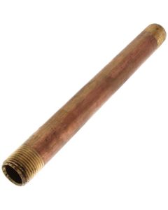1/2" x 8" Brass Nipple (Lead Free)