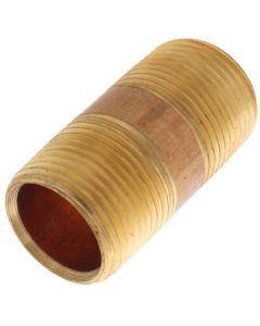 3/4" x 2" Brass Nipple (Lead Free)