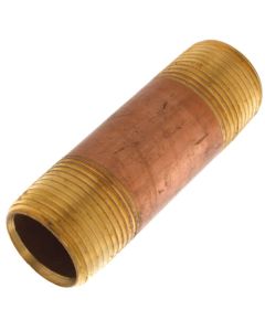 3/4" x 3" Brass Nipple (Lead Free)