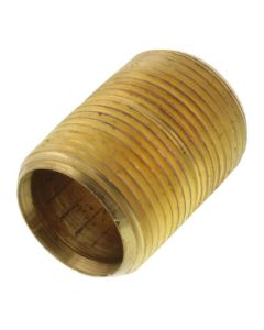 3/4" x Close Brass Nipple (Lead Free)