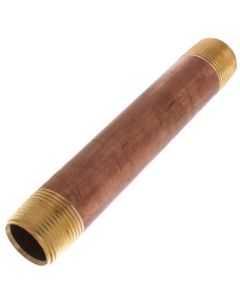 3/4" x 6" Brass Nipple (Lead Free)