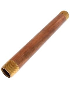 1" x 11" Brass Nipple (Lead Free)