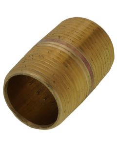 1" x 2" Brass Nipple (Lead Free)