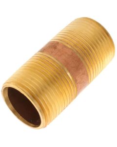1" x 2-1/2" Brass Nipple (Lead Free)