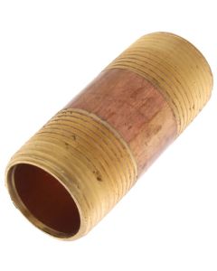 1" x 3" Brass Nipple (Lead Free)