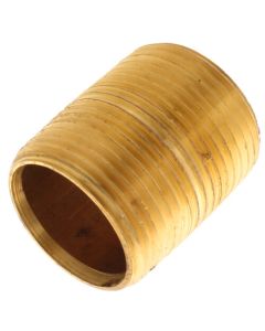 1" x Close Brass Nipple (Lead Free)
