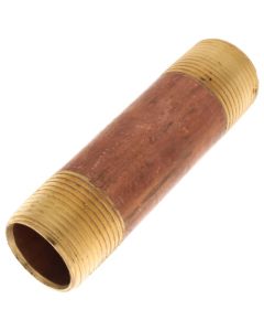 1" x 4-1/2" Brass Nipple (Lead Free)