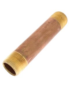 1" x 6" Brass Nipple (Lead Free)