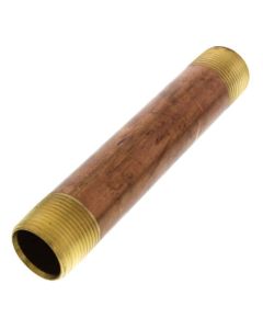 1" x 7" Brass Nipple (Lead Free)
