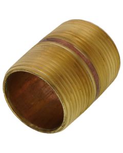 1-1/4" x 2" Brass Nipple (Lead Free)