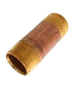 1-1/4" x 4" Brass Nipple (Lead Free)