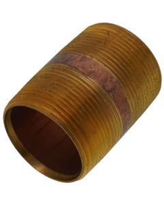 1-1/2" x 2-1/2" Brass Nipple (Lead Free)