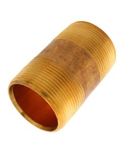 1-1/2" x 3" Brass Nipple (Lead Free)