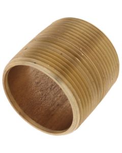 1-1/2" x Close Brass Nipple (Lead Free)