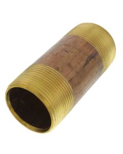 1-1/2" x 4" Brass Nipple (Lead Free)