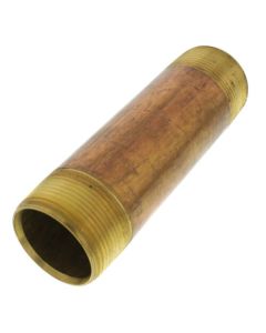 1-1/2" x 6" Brass Nipple (Lead Free)