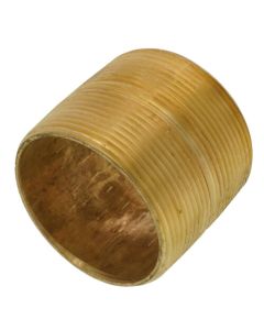 2" x Close Brass Nipple (Lead Free)