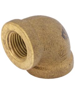 1/8" FIP Brass 90-Degree Elbow (Lead Free)