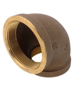 3" FIP Brass 90-Degree Elbow (Lead Free)