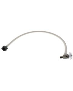 1/2" PEX Crimp x 1/2" FNPT One Piece Supply Riser Kit, Multi Turn Angle (30" Length)