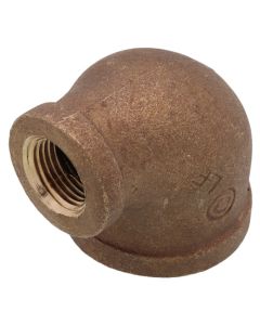 1" x 3/8" FIP Brass 90-Degree Reducing Elbow (Lead Free)