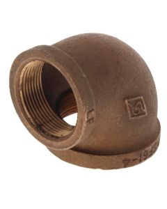 2" x 1-1/2" FIP Brass 90-Degree Reducing Elbow (Lead Free)