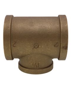 2" x 2" x 1-1/2" Reducing Brass Tee (Lead Free)