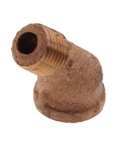 1/4" Brass 45° Street Elbow (Lead Free)
