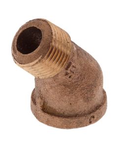 3/8" Brass 45° Street Elbow (Lead Free)