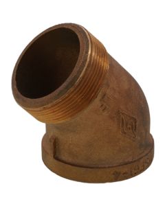 2" Brass 45° Street Elbow (Lead Free)