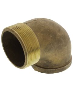 3" Brass 90° Street Elbow, Lead Free (Threaded)