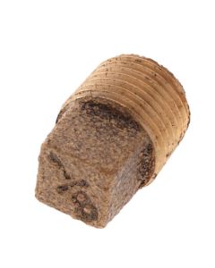 1/8" Brass Square Head Plug (Lead Free)