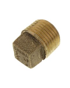 1/2" Brass Sq Head Plug (Lead Free)
