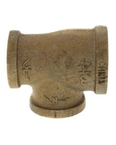 3/4" x 1/2" x 1/2" FIP Brass Tee (Lead Free)