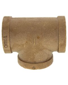 1" FIP Brass Tee (Lead Free)