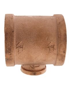 1-1/2" x 1-1/2" x 1/2" FIP Brass Tee (Lead Free)
