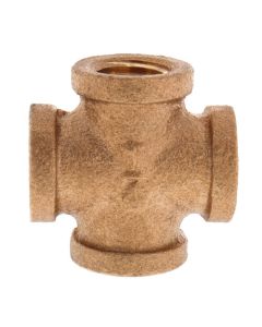 1/4" Brass Cross (Lead Free)