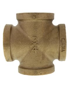 3/4" Brass Cross (Lead Free)