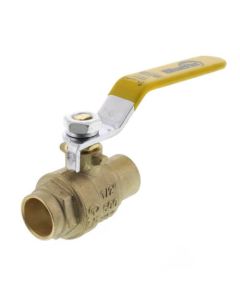 1/2" Full Port Sweat Ball Valve (Lead Free)