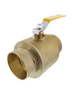 4" Full Port Sweat Ball Valve (Lead Free)
